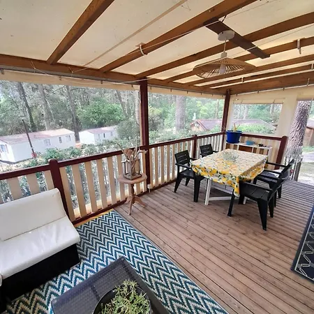 Prázdninový areál Maison Mobilhome Sans Vis A Vis Au Calme Et En Hauteur Lège-Cap-Ferret